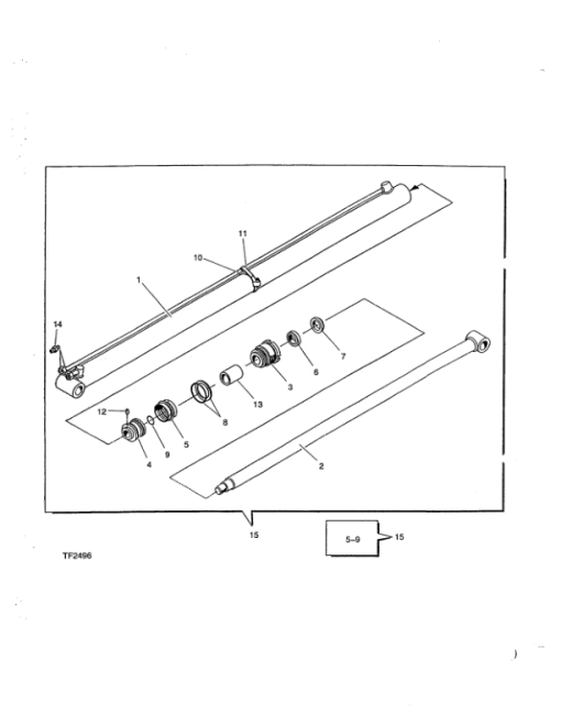 Timberjack 11m Extension Kit Booms Parts Catalog Manual - F063232 - Image 4