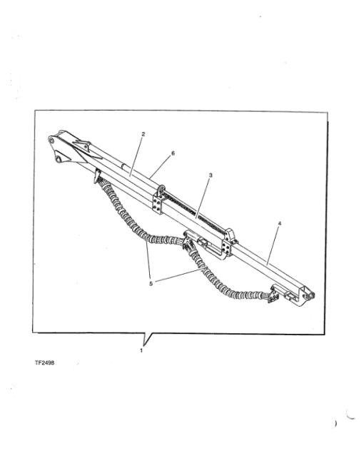 Timberjack 11m Extension Kit Booms Parts Catalog Manual - F063232 - Image 3