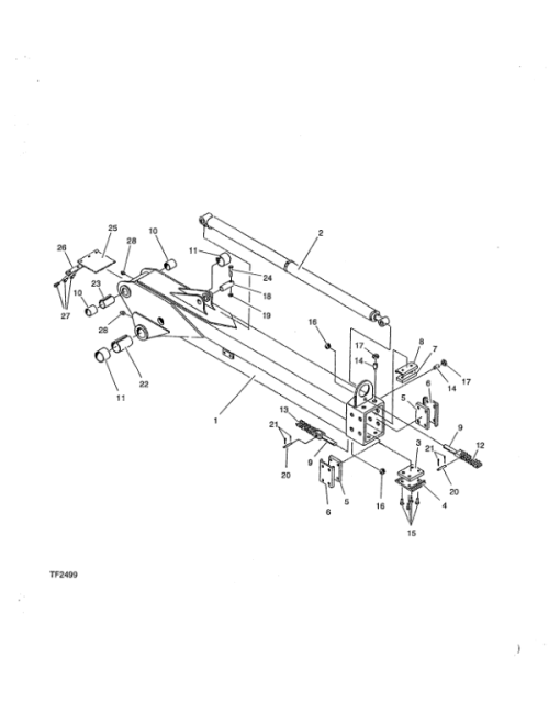 Timberjack 11.5m Extension Kit Parts Catalog Manual - F063241 - Image 3