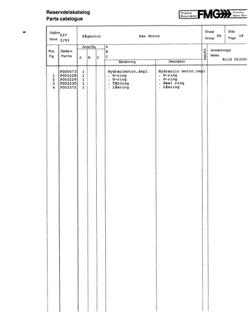 Timberjack 1270 Wheeled Harvesters (SN 12700607–12700736) Parts Catalog Manual - F277303 - Image 4