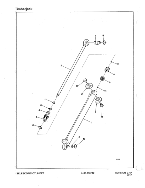 Timberjack 610 Forwarders (SN 973070 983334) Parts Catalog Manual - F285633 - Image 2