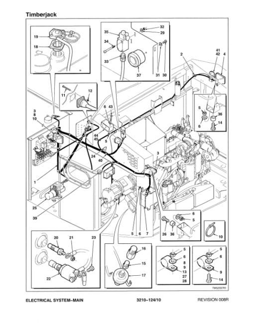 Timberjack 608L Tracked Feller Bunchers (SN 10BA1176) Parts Catalog Manual - F296199 - Image 3