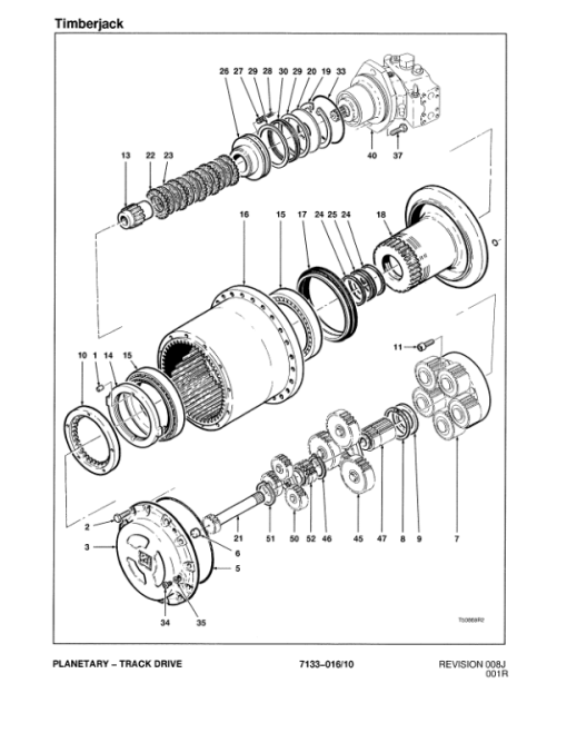 Timberjack 608L Tracked Feller Bunchers (SN 10BA1176) Parts Catalog Manual - F296199 - Image 2