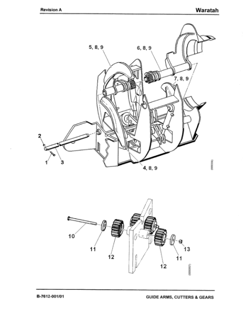 Waratah D250 Delimbers (SN 90CF1248-) Parts Catalog Manual - F306836 - Image 2