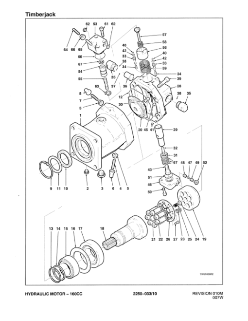 Timberjack FS24 Stt Disc Saw Felling Heads (SN WCFS24X004001) Parts Catalog Manual - F381463 - Image 3