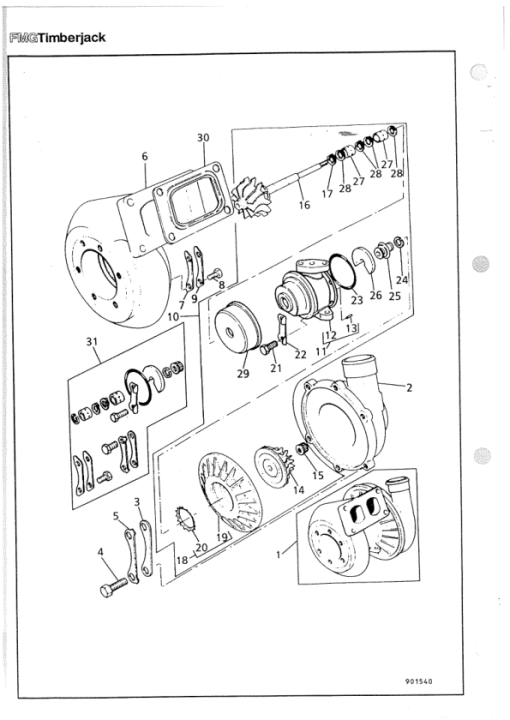 Timberjack 1210 Forwarders (SN –12100173) Parts Catalog Manual - Image 4