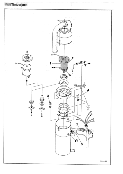 Timberjack 1010 Forwarders (SN 10101383–) Parts Catalog Manual - F98017 - Image 3