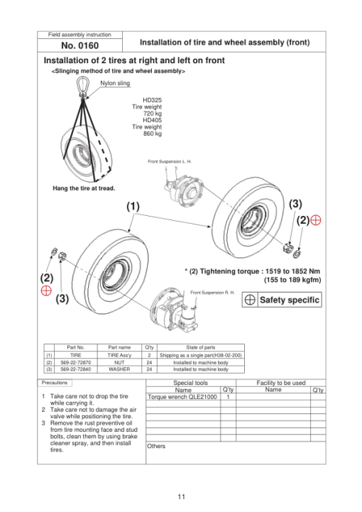 Komatsu HD325-8E0, HD405-8E0 Dump Truck Service Repair Manual - Image 4