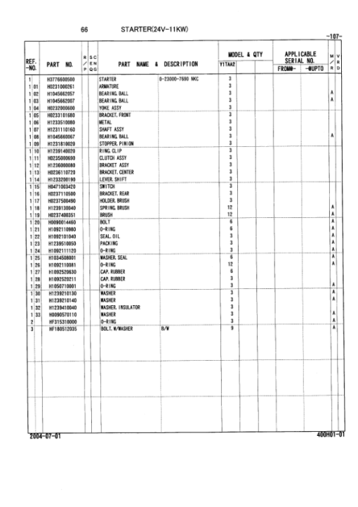 Mitsubishi S16R-Y1TAA2 Engine (SN 11677-) Parts Catalog Manual - Image 3