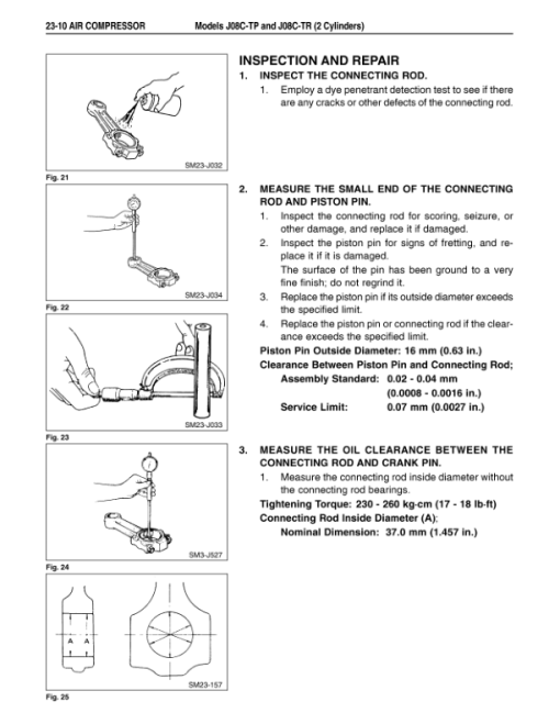 Hino Truck FD2J, FE2J, SG1J Year 2004 Repair Manual (FD, FE, SG) - Image 4