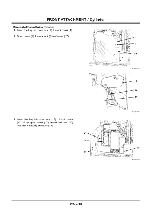 Hitachi ZX17U-2 Mini Excavator Service Repair Manual - Image 3