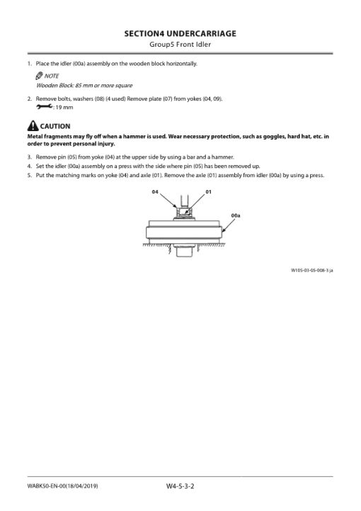 Hitachi ZX17U-6, ZX19U-6 Mini Excavator Service Repair Manual - Image 3