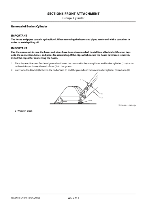 Hitachi ZX17U-6, ZX19U-6 Mini Excavator Service Repair Manual - Image 4