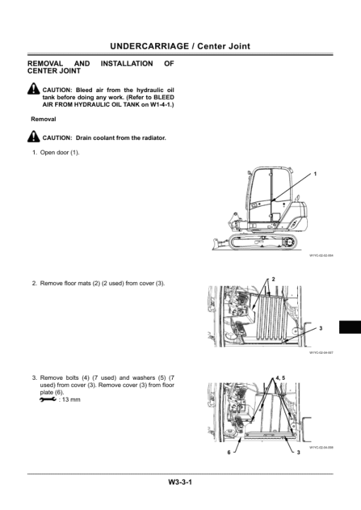 Hitachi ZX27-3 Mini Excavator Workshop Repair Manual - Image 4