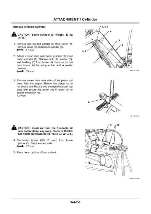 Hitachi ZX27-3 Mini Excavator Workshop Repair Manual - Image 5