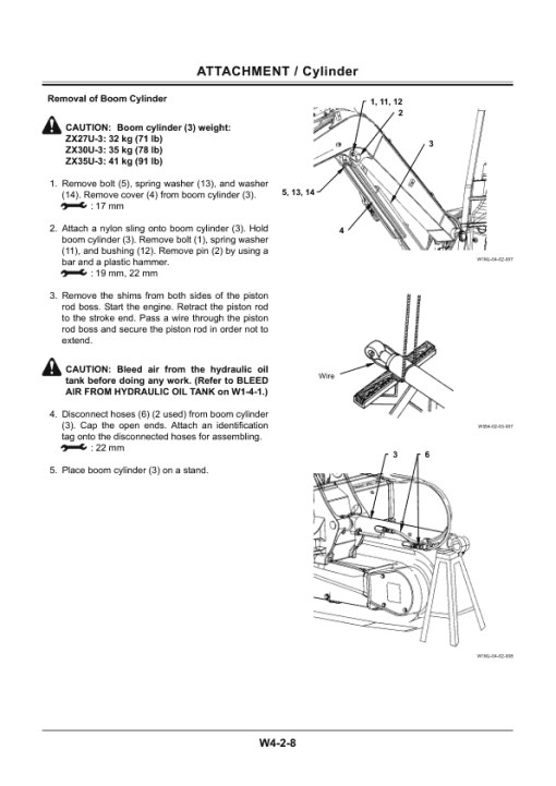 Hitachi ZX27U-3, ZX30U-3, ZX35U-3 Mini Excavator Service Repair Manual - Image 2