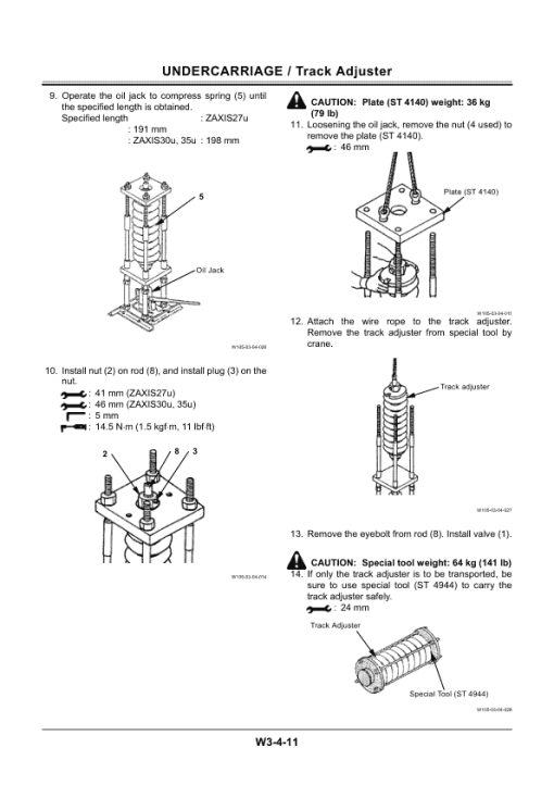 Hitachi ZX27U, ZX30U, ZX35U Mini Excavator Service Repair Manual - Image 4