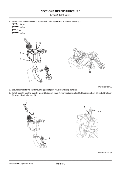 Hitachi ZX38U-6 Mini Excavator Service Repair Manual - Image 2