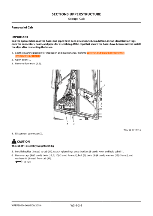 Hitachi ZX48U-6 Mini Excavator Service Repair Manual - Image 3