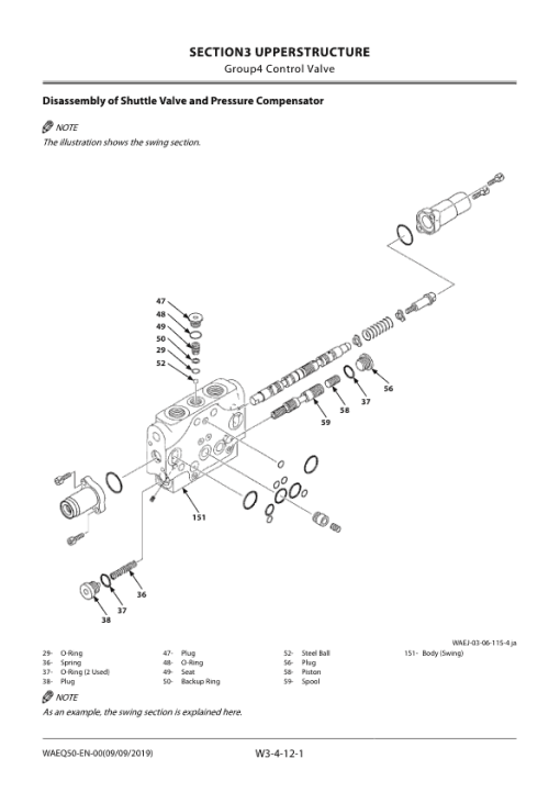 Hitachi ZX55U-6 Mini Excavator Service Repair Manual - Image 2