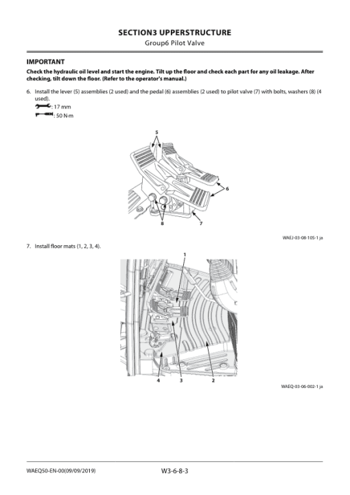 Hitachi ZX55U-6 Mini Excavator Service Repair Manual - Image 4