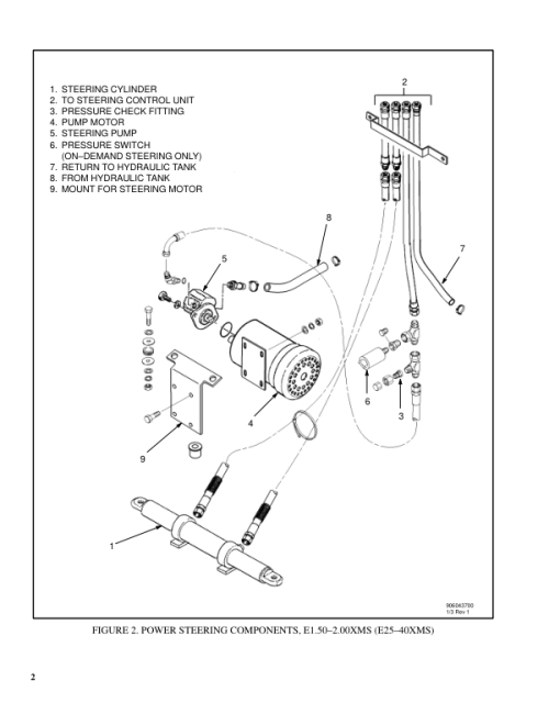 Hyster A1.00XL, A1.25XL, A1.50XL Forklift Truck A203 Series Service Repair Manual (EU)