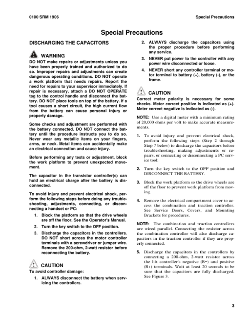 Hyster AP20Z Platform Aerial Lift A254 Series Repair Manual - Image 3