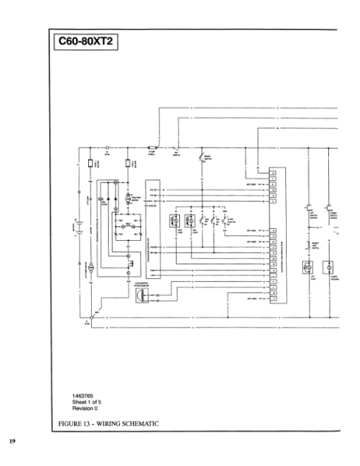 Hyster B60XT, C60XT, B80XT, C80XT Forklift B199 Series Repair Manual - Image 6