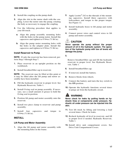 Hyster B60ZAC Pallet Truck B230 Series Repair Manual - Image 3