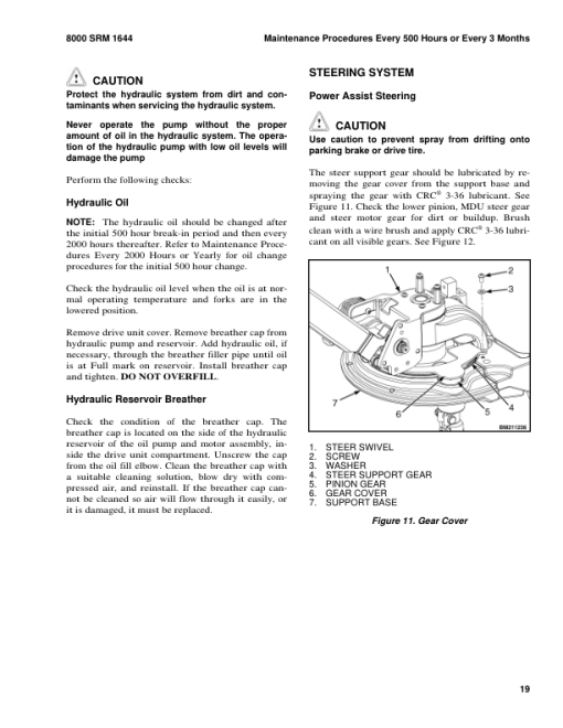 Hyster B60ZAC Pallet Truck C230 Series Repair Manual - Image 4