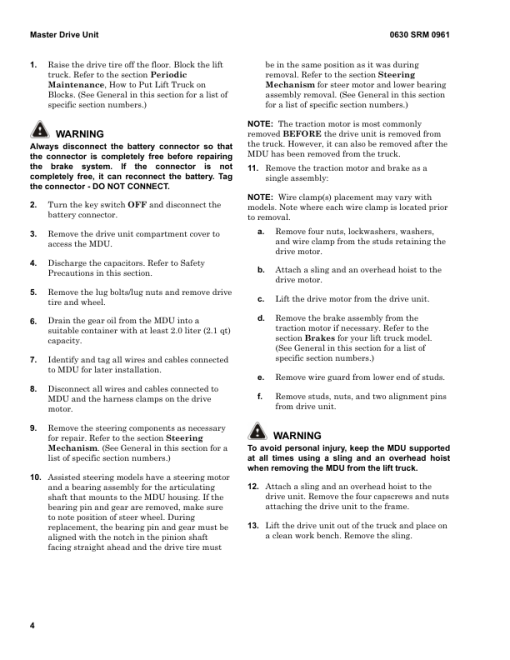 Hyster B60ZHD2, B80ZHD2 Pallet Truck C257 Series Repair Manual - Image 3