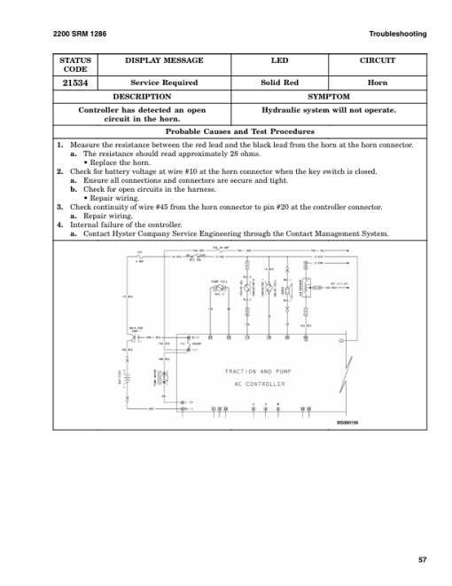 Hyster B80ZHD Pallet Truck A257 Series Repair Manual - Image 3