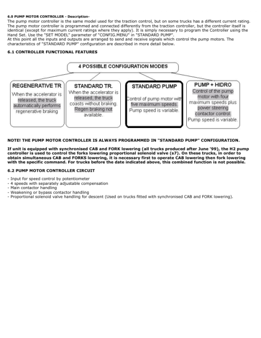 Hyster C1.0, C1.3, V30XMU Man-Up Turret Trucks A463 Series Repair Manual - Image 4