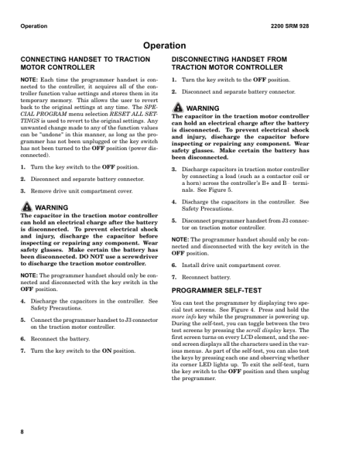 Hyster C60Z Pallet Truck A478 Series Repair Manual - Image 5