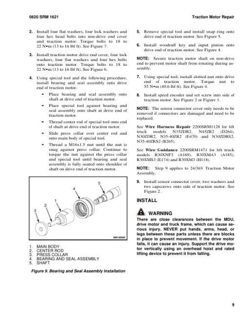 Hyster C60ZHD, C80ZHD Pallet Trucks A373 Series Repair Manual - Image 2