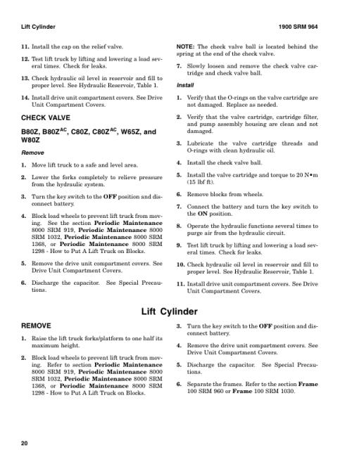 Hyster C60Zac Pallet Truck B478 Series Repair Manual - Image 2