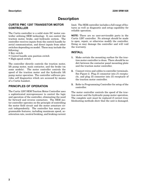 Hyster C80Z Pallet Truck A479 Series Repair Manual - Image 4