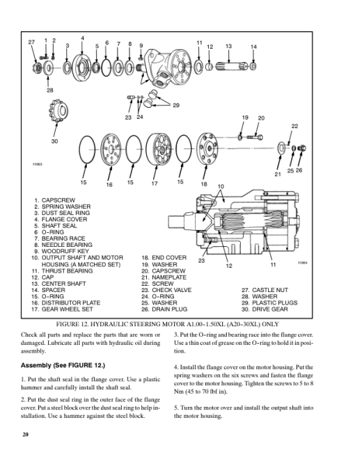 Hyster E25XM, E30XM, E35XM, E40XMS Electric Forklift Truck D114 Series Repair Manual (USA) - Image 5