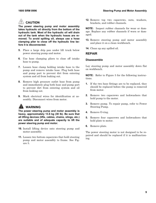 Hyster E30HSD2, E35HSD2, E40HSD2 Electric Forklift Truck B219 Series Repair Manual - Image 5