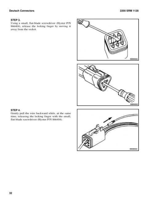 Hyster E30XN, E35XN, E40XN Electric Forklift Truck A269 Series Repair Manual (USA) - Image 4