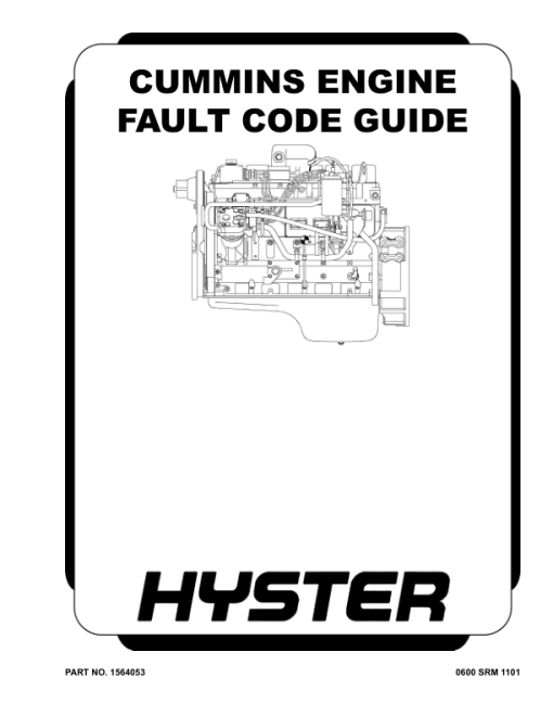 Hyster H1050HD-16CH, H1150HD-16CH Forklift Trucks J117 Series Repair Manual