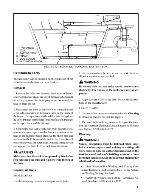 Hyster H13.00XL, H14.00XL, H16.00XL Forklift Truck D019 Series Repair Manual (EU) - Image 2