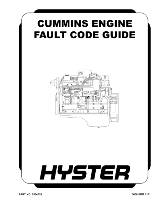 Hyster H13XM-6, H14XM-6, H16XM-6, H10XM-12, H6XM-12EC, H7XM-12EC Forklift K019 Series Repair Manual (EU)