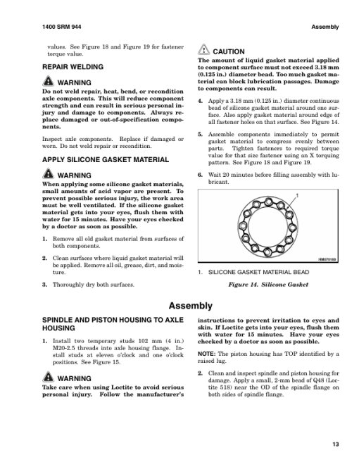 Hyster H13XM-6, H14XM-6, H16XM-6, H10XM-12EC, H12XM-12EC Forklift Truck H019 Series Repair Manual (EU) - Image 4