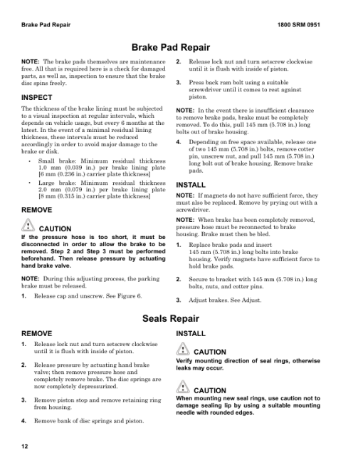 Hyster H16.00XM(S)-12, H18.00XM(S)-12 Forklift Truck B236 Series Repair Manual (EU) - Image 4