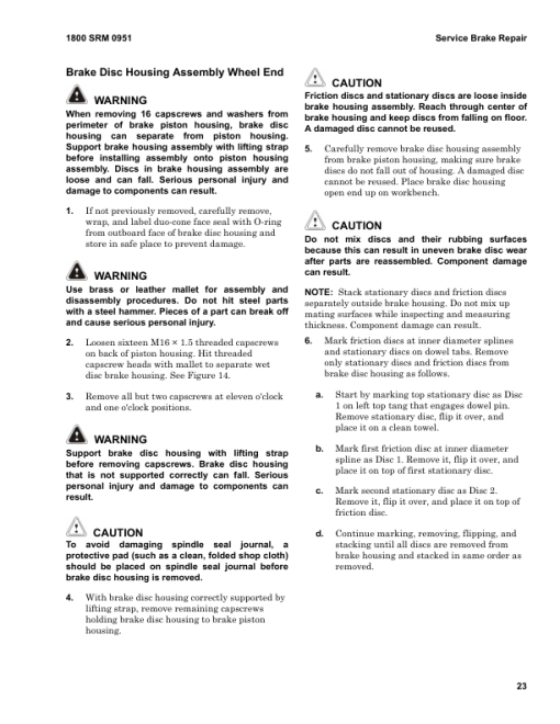 Hyster H16XM-12EC, H18XM-12EC, H22XM-12EC  Container Handler C214 Series Repair Manual (EU) - Image 2