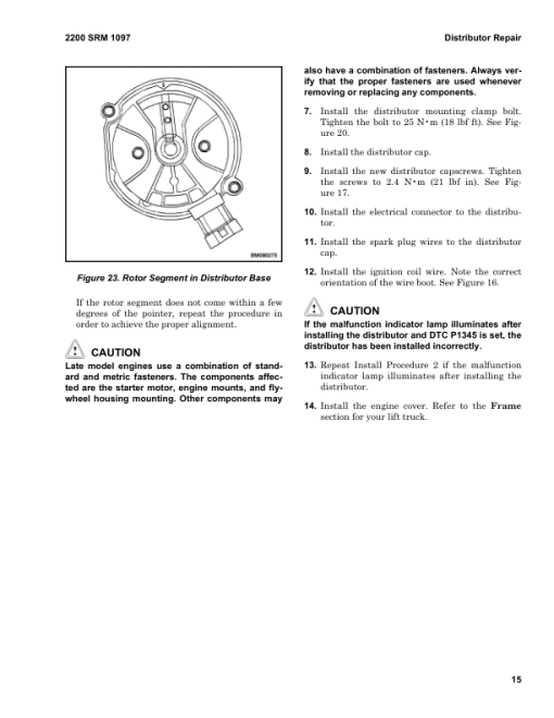 Hyster H170FT, F175FT36, F190FT Forklift Trucks C299 Series Repair Manual - Image 5