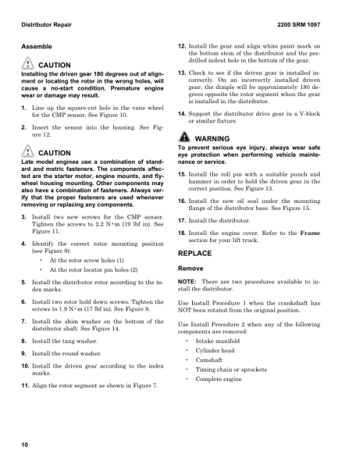 Hyster H170FT, H175FT36, H190FT Forklift Truck B299 Series Repair Manual (USA) - Image 5