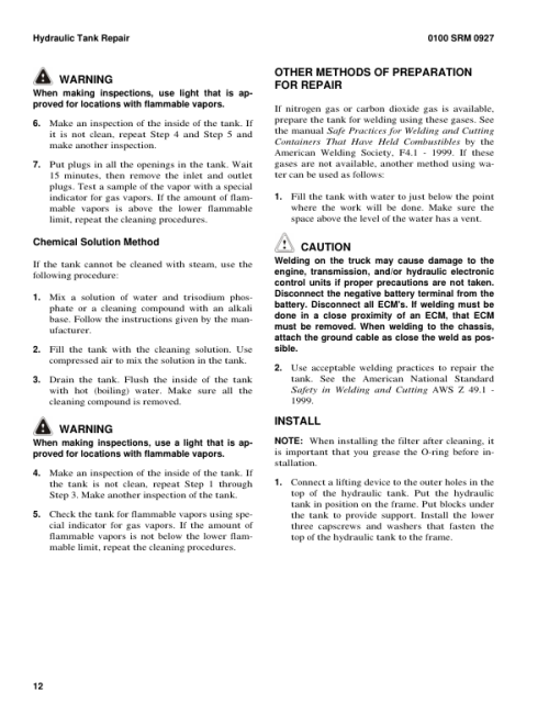 Hyster H170HD, H190HD, H210HD, H230HD, H250HD, H280HD Forklift Truck G007 Series Repair Manual (USA) - Image 6