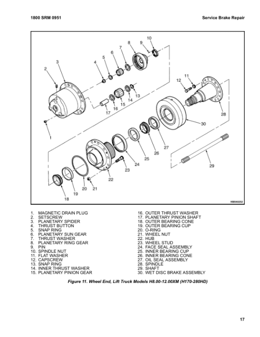 Hyster H18XM-9, H18XMS-9, H20XM-9, H20XMS-9 Forklift Trucks C236 Series Repair Manual (EU) - Image 6